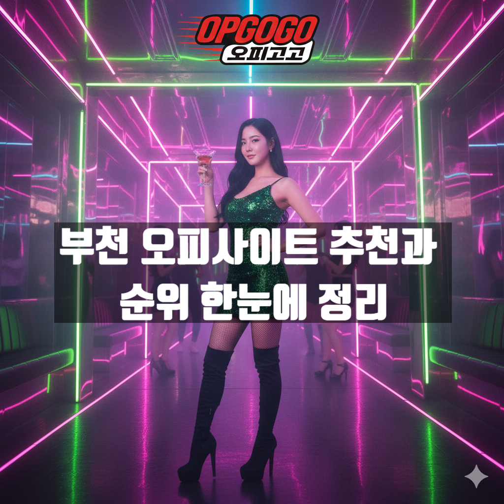 부천 오피사이트 추천과 순위 한눈에 정리