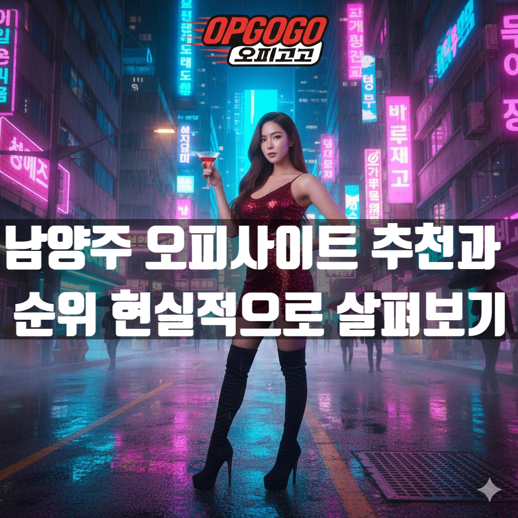 남양주 오피사이트 추천과 순위 현실적으로 살펴보기