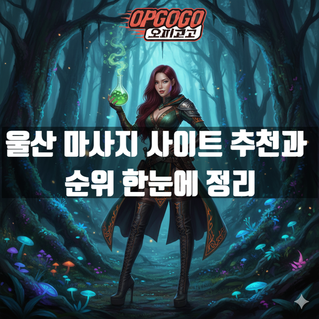 울산 마사지 사이트 추천과 순위 한눈에 정리