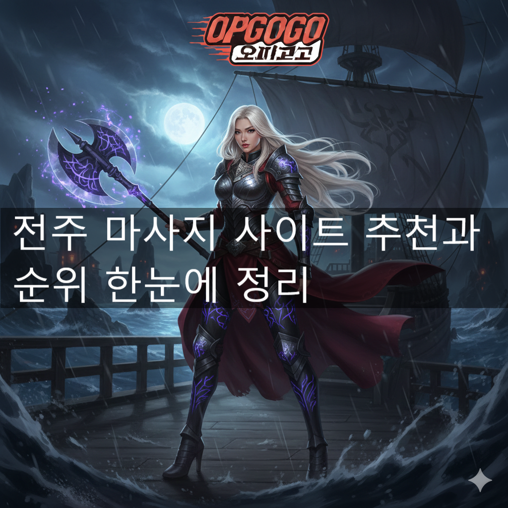 전주 마사지 사이트 추천과 순위 한눈에 정리